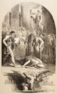 Ilustrace k filmu "Julius Caesar" od Williama Shakespeara od John Gilbert