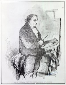 Joseph Mallord William Turner, vyrytý W.J. Lintonem, kolem roku 1837 (rytina) od John Gilbert