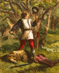 Robin Hood a Guy of Gisborne od John Gilbert