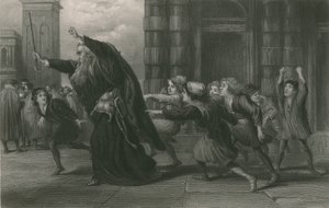 Shylock po procesu, kupec benátský od John Gilbert