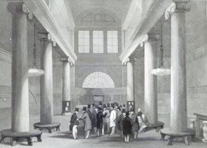 Burza cenných papírů, vyrytý Henry Melville, c.1842 od John Gilbert