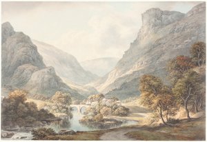 Pohled na Dovedale od John Glover