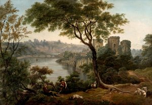 Hrad Chepstow, Monmouthshire od John Glover