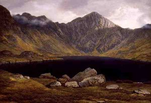 Loch Coruisk, ostrov Skye (olej na plátně) od John Glover