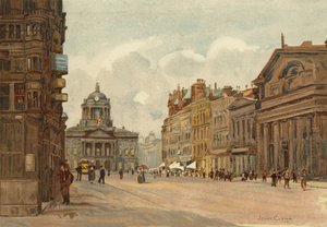 Liverpool: Castle Street (barevně lito)