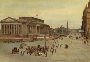 Liverpool: Lime Street (barevné lito)