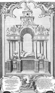 Památník královny Alžběty ve Westminsterském opatství, 1786