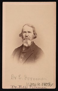 Portrét Dr. Edwarda R. Foremana 1808-1885, 12. března 1872. od John Goldin