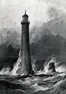 The Proposed New Eddystone Lighthouse, ilustrace z 