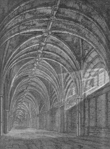 Východní klášter převorství svatého Bartoloměje, West Smithfield, City of London, c1805 1906