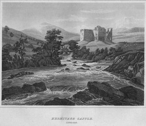 Zámek Ermitáž. Liddesdale, 1814
