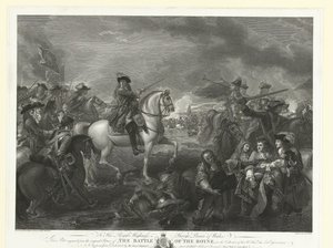 Král Vilém III v bitvě u Boyne, 1690 The Battle of the Boyne (název na předmětu)