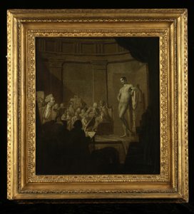 Akademie, kolem 1759-60 od John Hamilton Mortimer