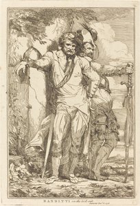 Banditti na rozhledně od John Hamilton Mortimer