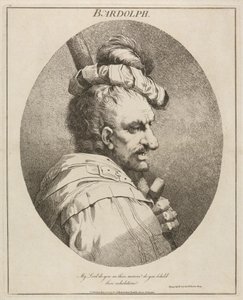 Bardolph, "Henry IV", část II, dějství II, scéna IX od John Hamilton Mortimer