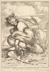 Enragd Monster z patnácti leptů věnovaných siru Joshua Reynoldsovi, 8. prosince 1778. od John Hamilton Mortimer