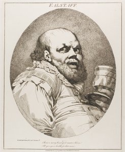 Falstaff od John Hamilton Mortimer