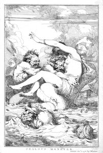 Žárlivé monstrum, 1778 od John Hamilton Mortimer