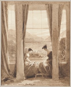 Okna salonu, Brathay Hall od John Harden