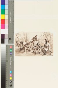 Bruslení, 6. ledna 1847 (pero a inkoust na papíře) od John Harden