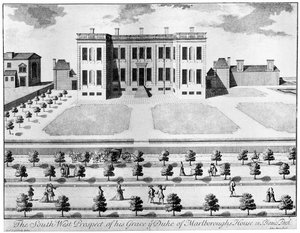 Marlborough House od jihozápadu, 17. století, 1908. od John Harris