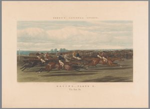 Paardenrace Racing - deska 3. The Run In (název na objektu) Fores nationale sporten (název série) Fore