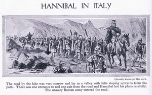 Hannibal v Itálii, cca 1950 od John Harris Valda