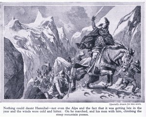 Jak Hannibal překročil Alpy, kolem roku 1950 od John Harris Valda