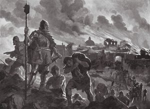 Ivan Černý zapálí Žabliak od John Harris Valda