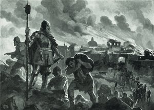 Ivan Černý zapálil Zhabliaka, 1484 od John Harris Valda