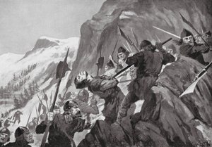 Bitva u Morgartenu od John Harris Valda