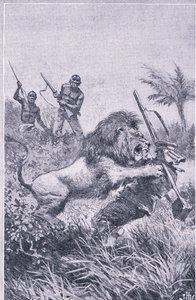 The end of Livingstone, Newnes Pictorial Knowledge vydané nakladatelstvím Newnes, kolem 50. let (litho) od John Harris Valda