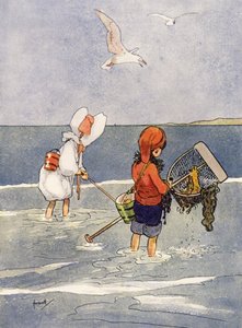 „Krevety jsou dobrá zábava“ (barva litho) od John Hassall