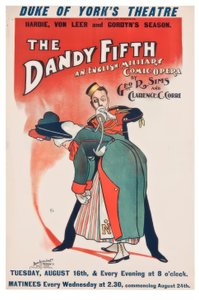 "The Dandy Fifth" / J. Hassall / Plakat, 1898 od John Hassall