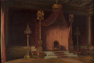 Napoleonův trůn, palác Fontainebleau, 1888