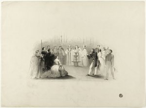 Křest Edwarda VII od John Hayter