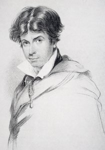 James Henry Leigh Hunt (1784-1859) ve věku 44 let, vyryl Henri Meyer (1844-99) z „The Life of Charles Lamb, Volume I“ od E. V. Lucase, vydáno 1905