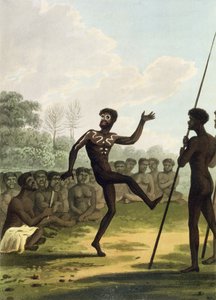 The Dance, domorodci z Nového Jižního Walesu vyrytý Matthew Dubourg (fl.1813-1820) pub. 1813