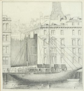 Quayside, Newcastle (tužka na kartě)