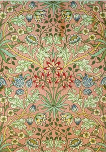 Tapeta Hyacinth, navržená pro společnost Morris and Company