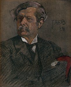 Portrét Alfreda Easta, c1902 od John Henry Frederick Bacon