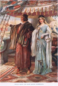 Princ Henry a Elsie plují domů od John Henry Frederick Bacon