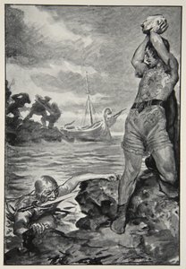Thorbion zvedl obrovský kámen z 