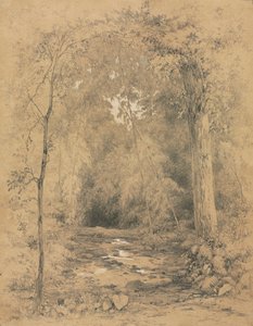 Lesní interiér, c. 1870.