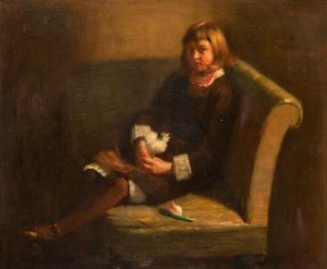 Mollie, kolem roku 1880 (olej na plátně)