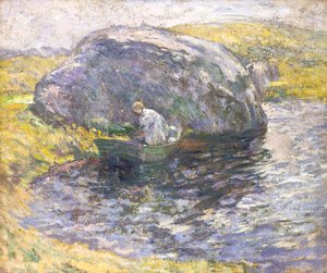 Letní den (olej na plátně) od John Henry Twachtman