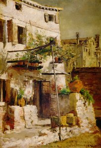 Benátská scéna, 1877 od John Henry Twachtman