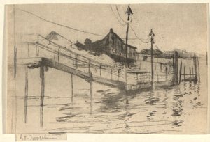 Přístavní scéna od John Henry Twachtman