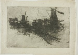 Večer od John Henry Twachtman