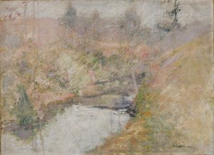 Bazén Hemlock Pool od John Henry Twachtman